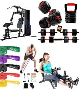 Accesorios y maquinas de gimnasio para casa
